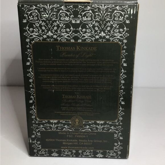 Avon - Vintage Thomas Kinkade Sweetheart Cottage Clock (battery operated) - Picture 10 of 10